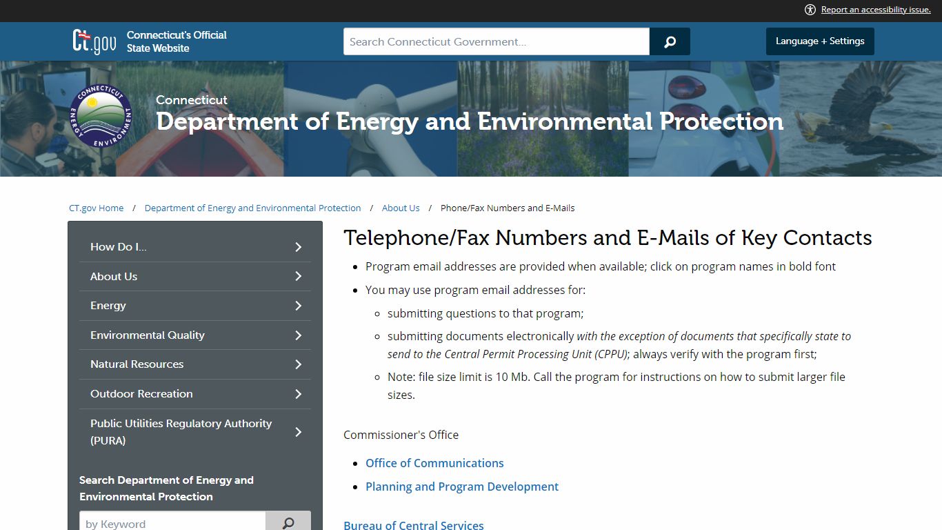 PhoneFax Numbers - ct